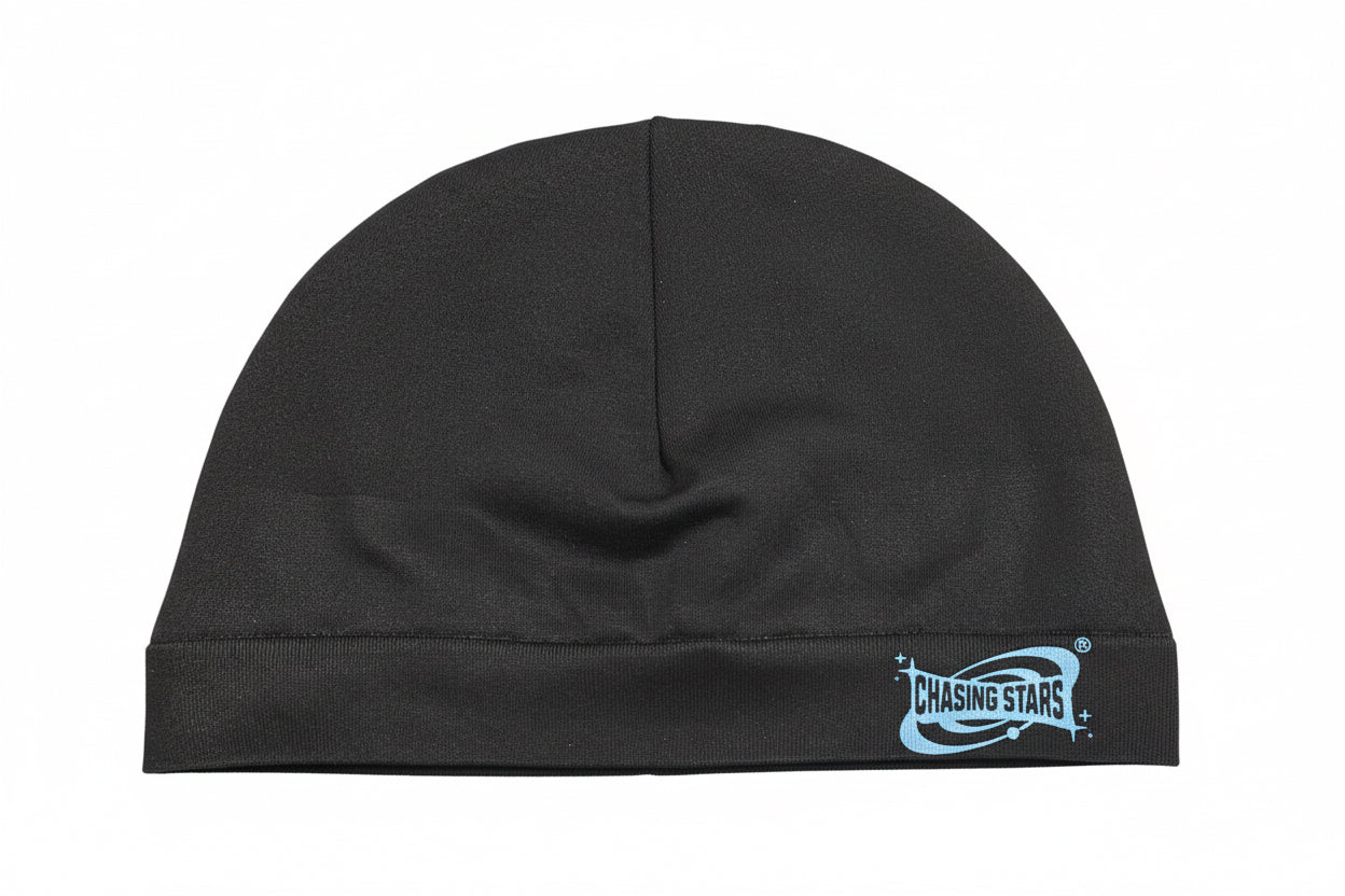 Satin-Lined Skull Cap – Blue